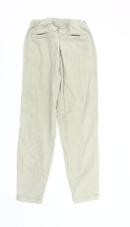 New Look Men’s Beige Corduroy Tapered Jogger Trousers XS