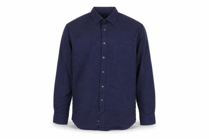 Marks and Spencer Men’s Blue Cotton Twill Regular Fit Shirt 14.5in