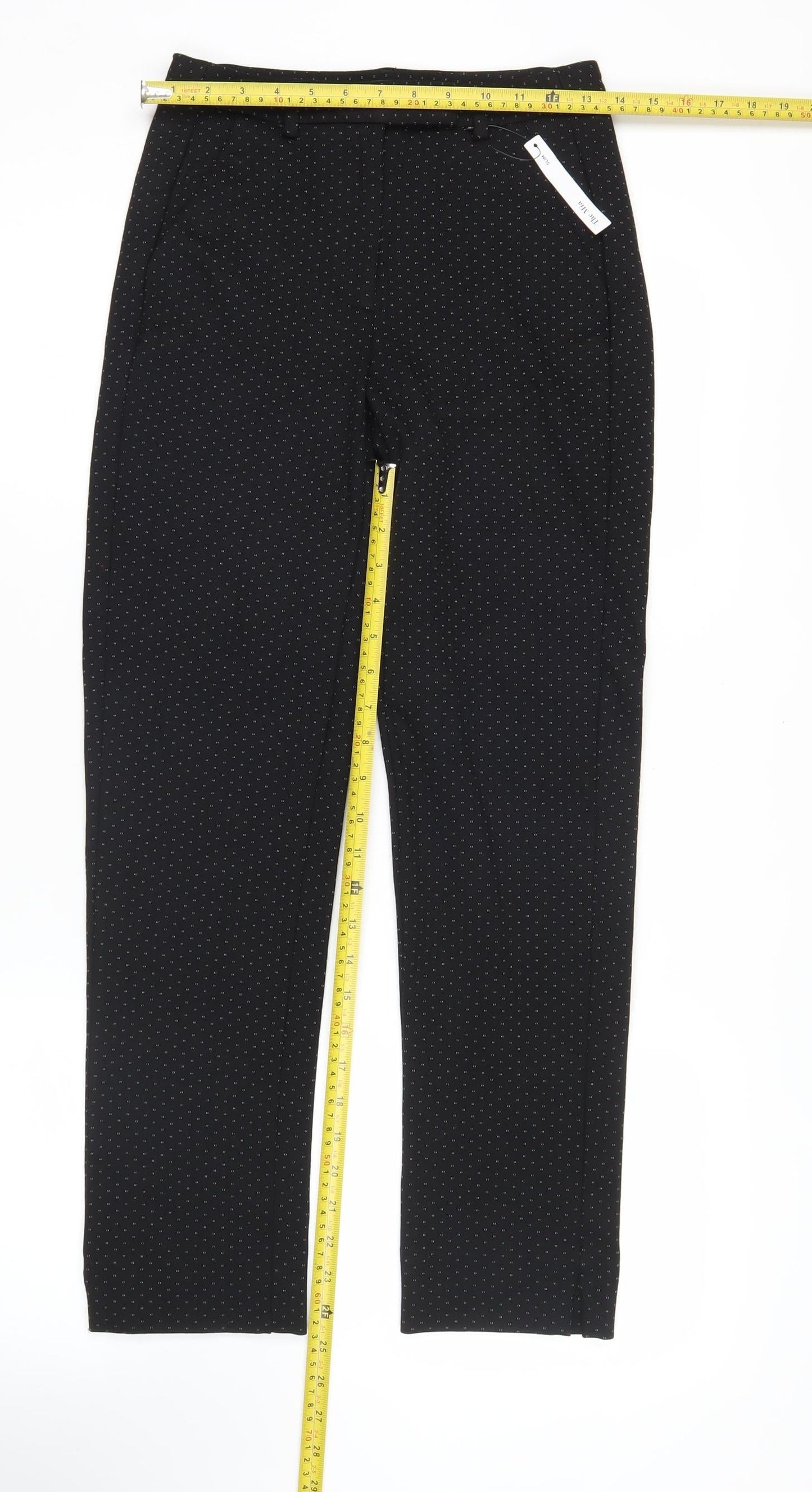 Womens UK Size 6 Marks and Spencer Slim Fit Business Casual Workwear Black Trous