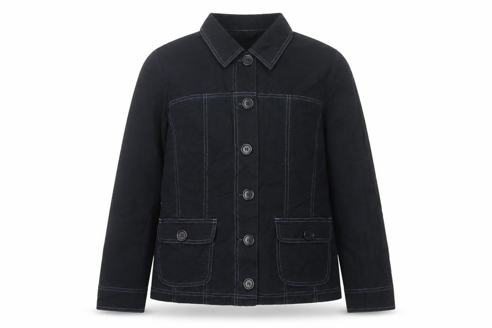 Womens UK Size 10 Viyella Black Basic Jacket