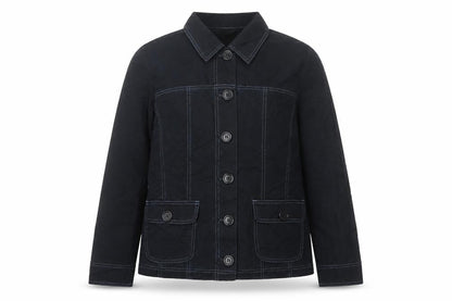 Womens UK Size 10 Viyella Black Basic Jacket