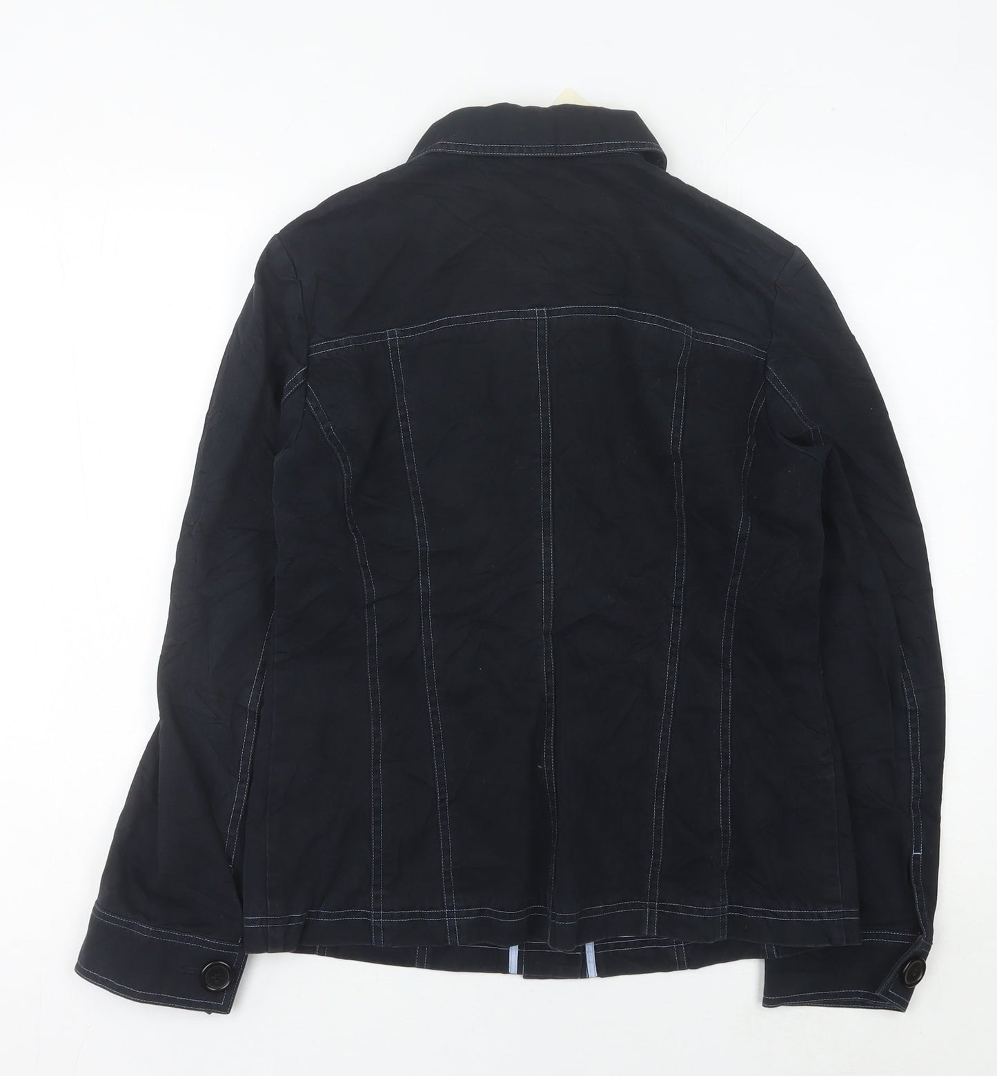 Womens UK Size 10 Viyella Black Basic Jacket