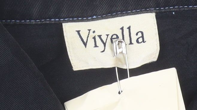 Womens UK Size 10 Viyella Black Basic Jacket