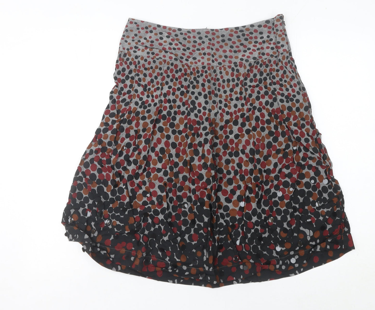 Marks and Spencer Women’s Multicoloured Polka Dot A-Line Skirt Size 10