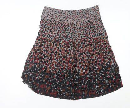 Marks and Spencer Women’s Multicoloured Polka Dot A-Line Skirt Size 10