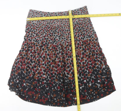 Marks and Spencer Women’s Multicoloured Polka Dot A-Line Skirt Size 10