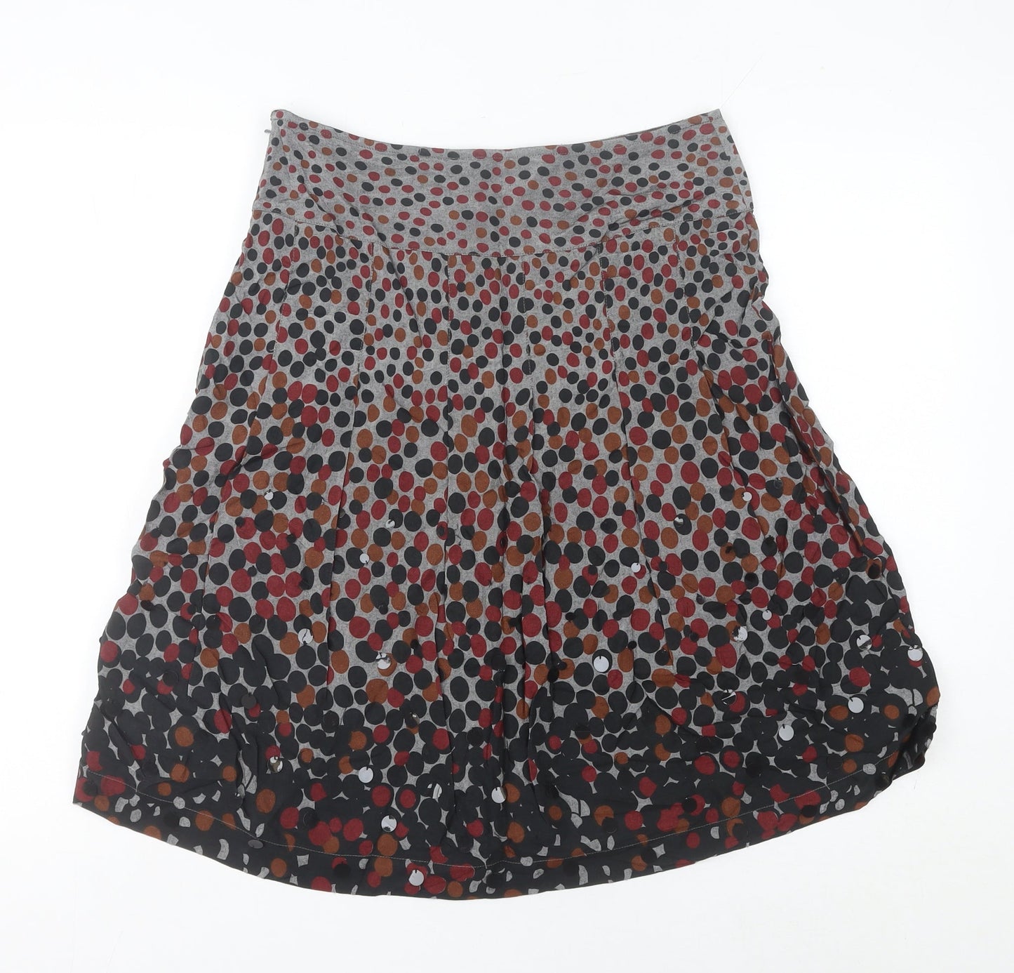 Marks and Spencer Women’s Multicoloured Polka Dot A-Line Skirt Size 10