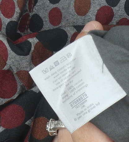 Marks and Spencer Women’s Multicoloured Polka Dot A-Line Skirt Size 10