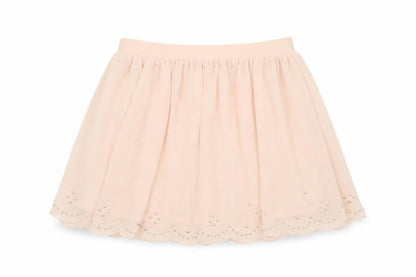 Marks and Spencer Women Pink 2XS A-Line Beaded Chiffon Short Skirt