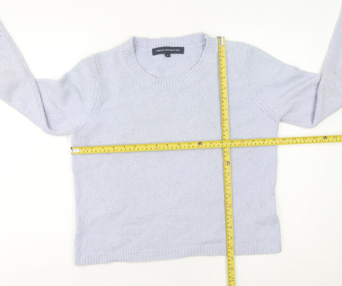 Womens UK Size M French Connection Purple Pullover Jumper