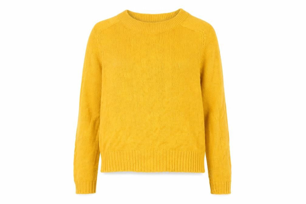 Womens UK Size 8 H&M Yellow Pullover Jumper