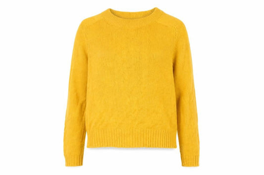 Womens UK Size 8 H&M Yellow Pullover Jumper