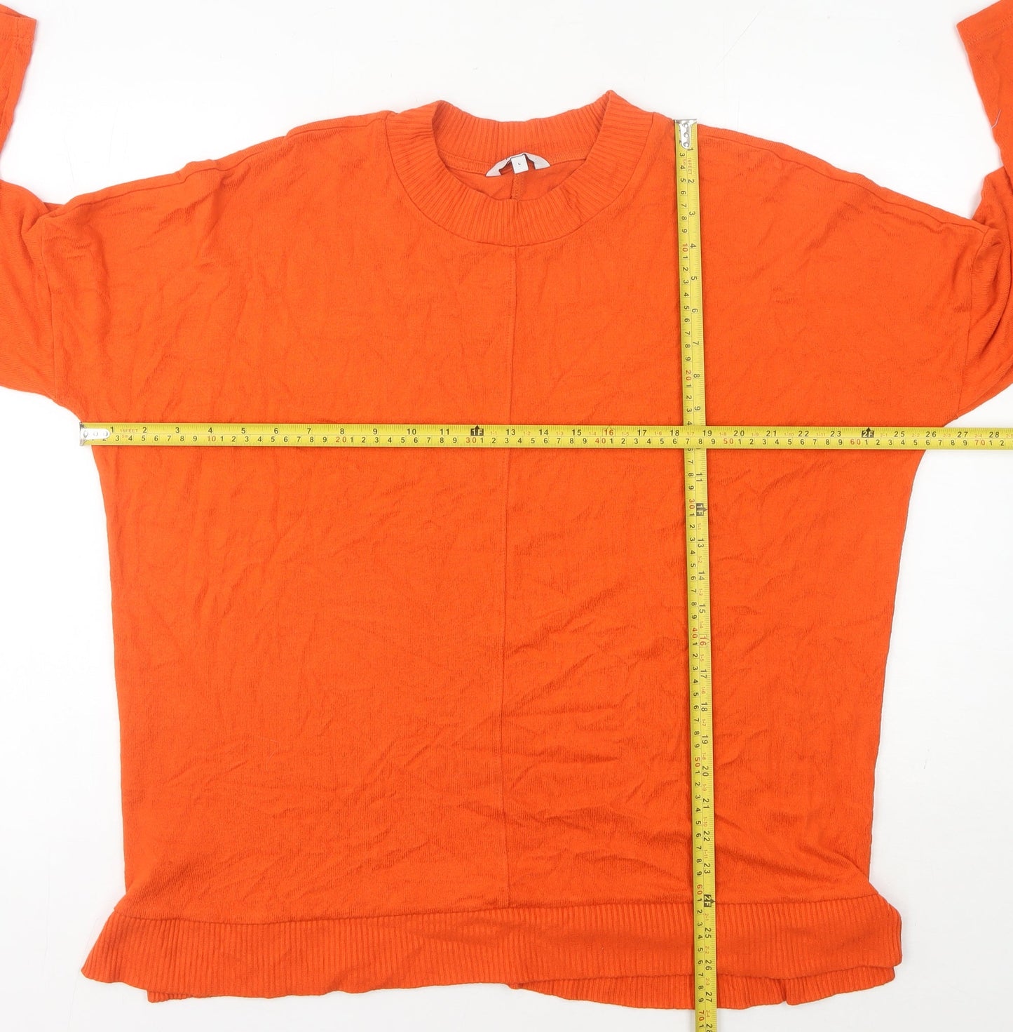 Womens UK Size L NEXT Orange Pullover Jumper