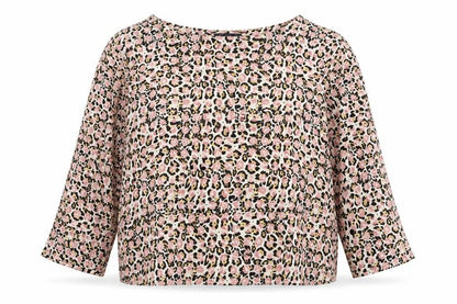 Marks and Spencer Women’s Multicoloured Leopard Print Blouse Size 14