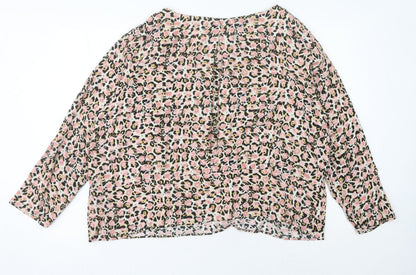 Marks and Spencer Women’s Multicoloured Leopard Print Blouse Size 14