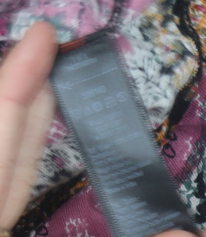 Monsoon Women's Black Paisley Embroidered Shirt Dress M