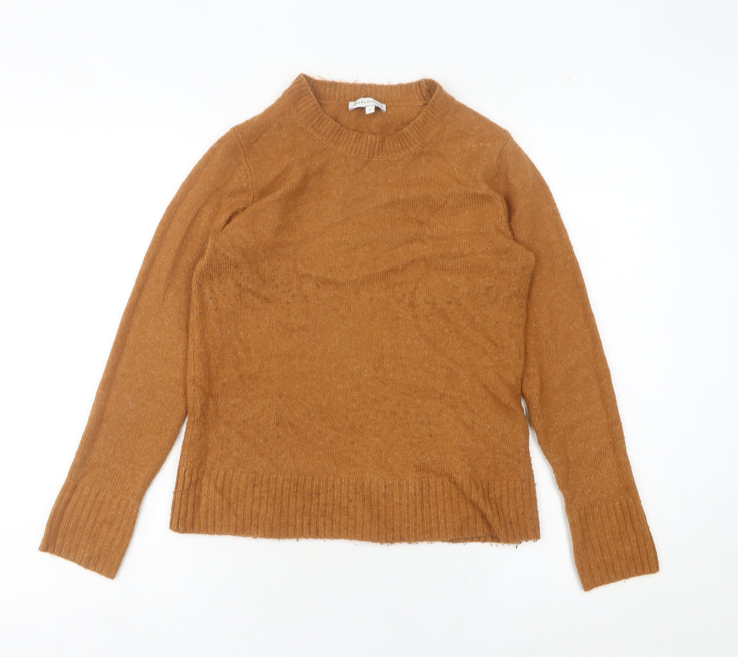 Womens UK Size 8 Warehouse Brown Pullover Jumper
