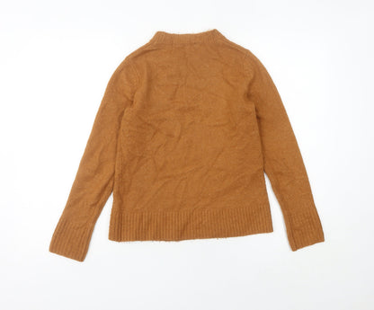 Womens UK Size 8 Warehouse Brown Pullover Jumper