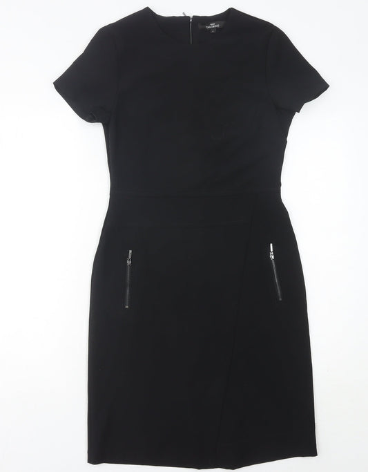 Next Women’s Black Sheath Dress Size 6 Knee Length Workwear