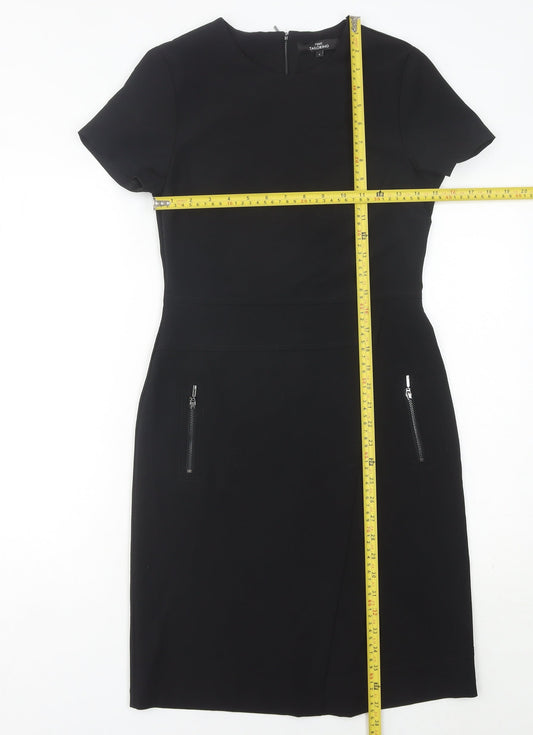 Next Women’s Black Sheath Dress Size 6 Knee Length Workwear