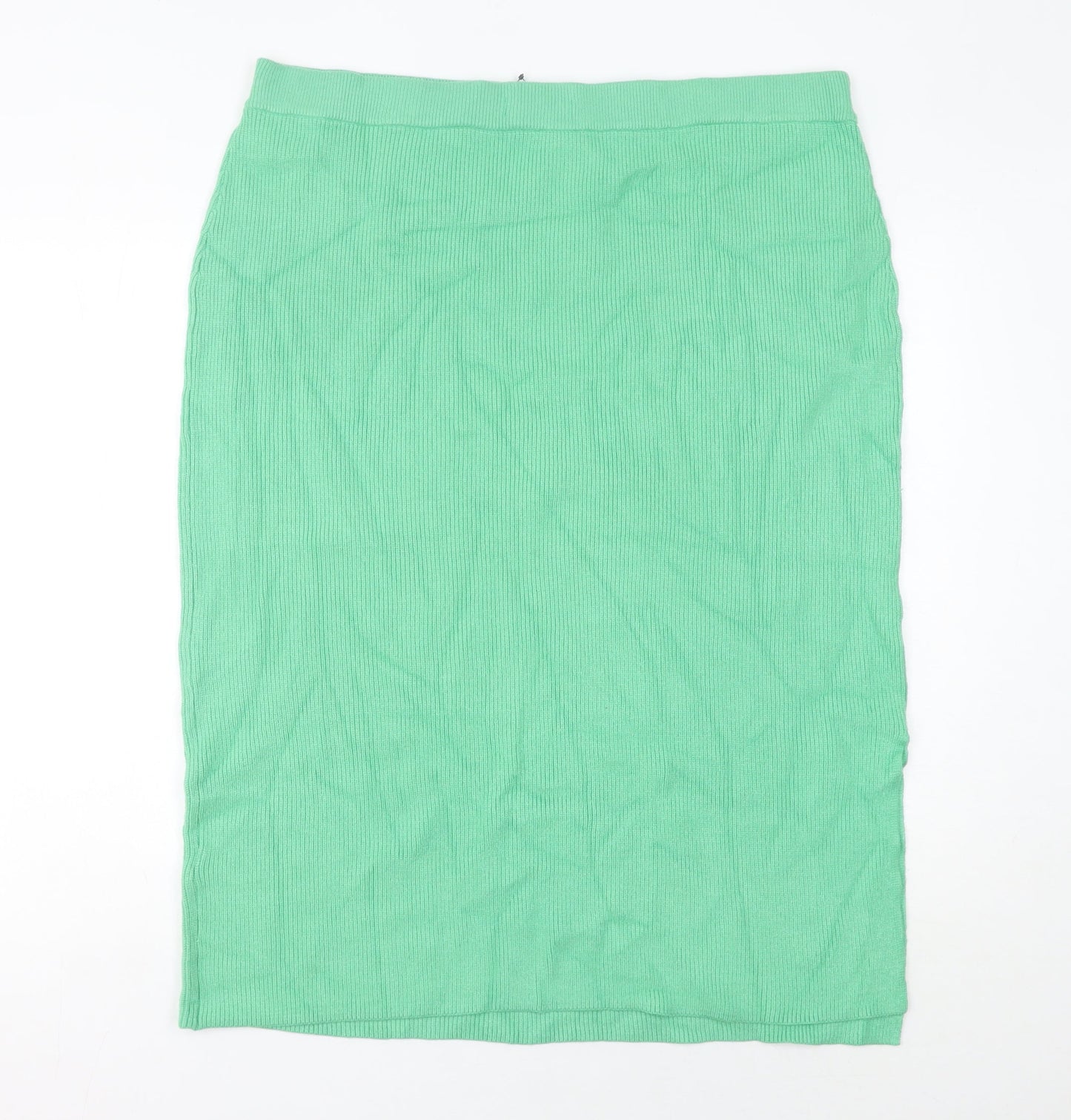 Marks and Spencer Women’s Green XL Knit Midi Pencil Skirt