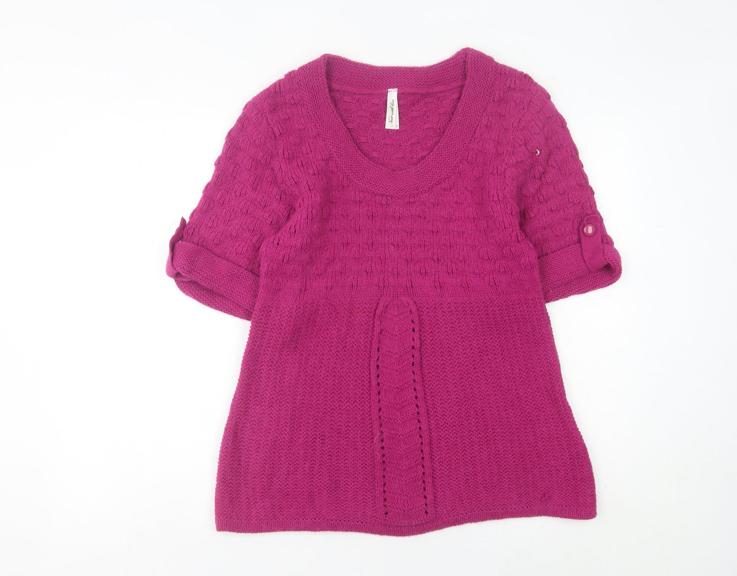 Womens UK Size 12 NEXT Pink Tunic Jumper