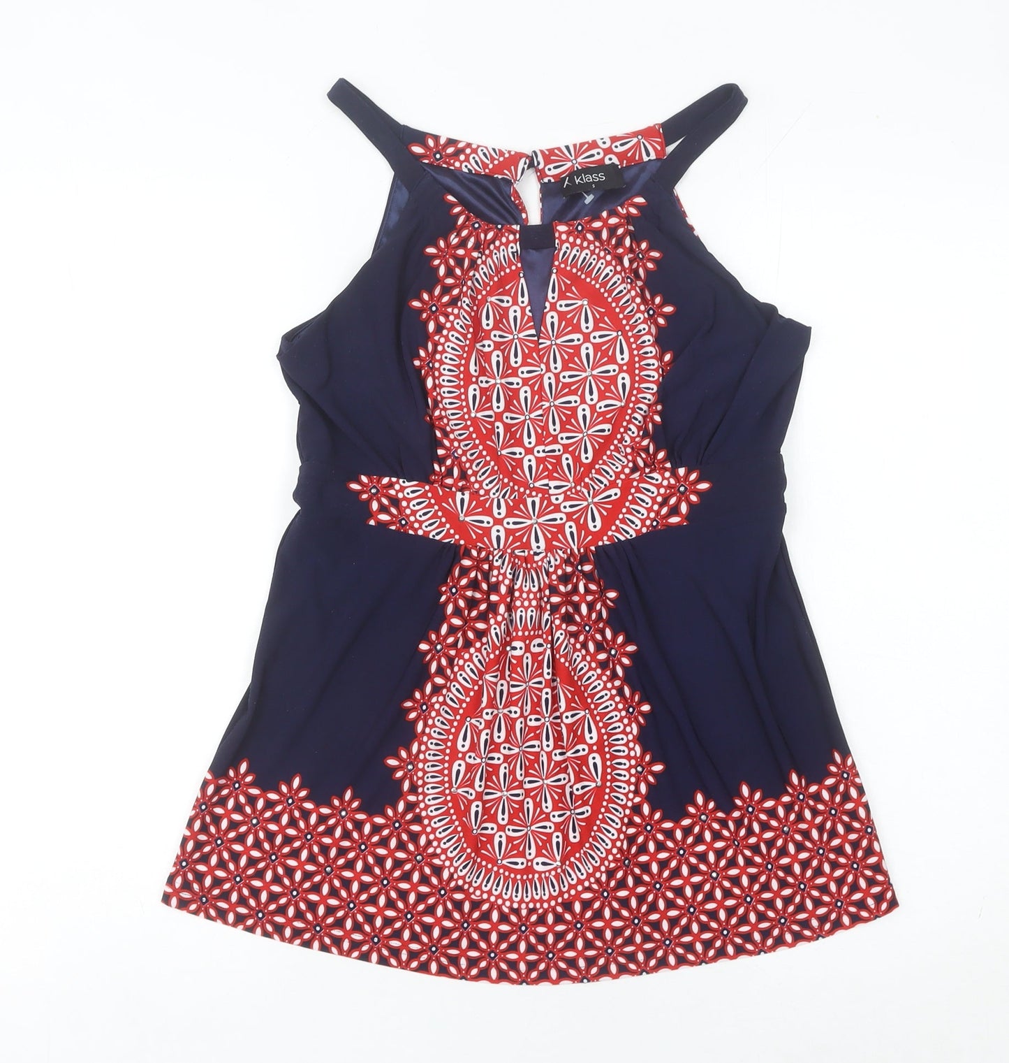 Womens UK Size S Klass Blue Camisole Tank