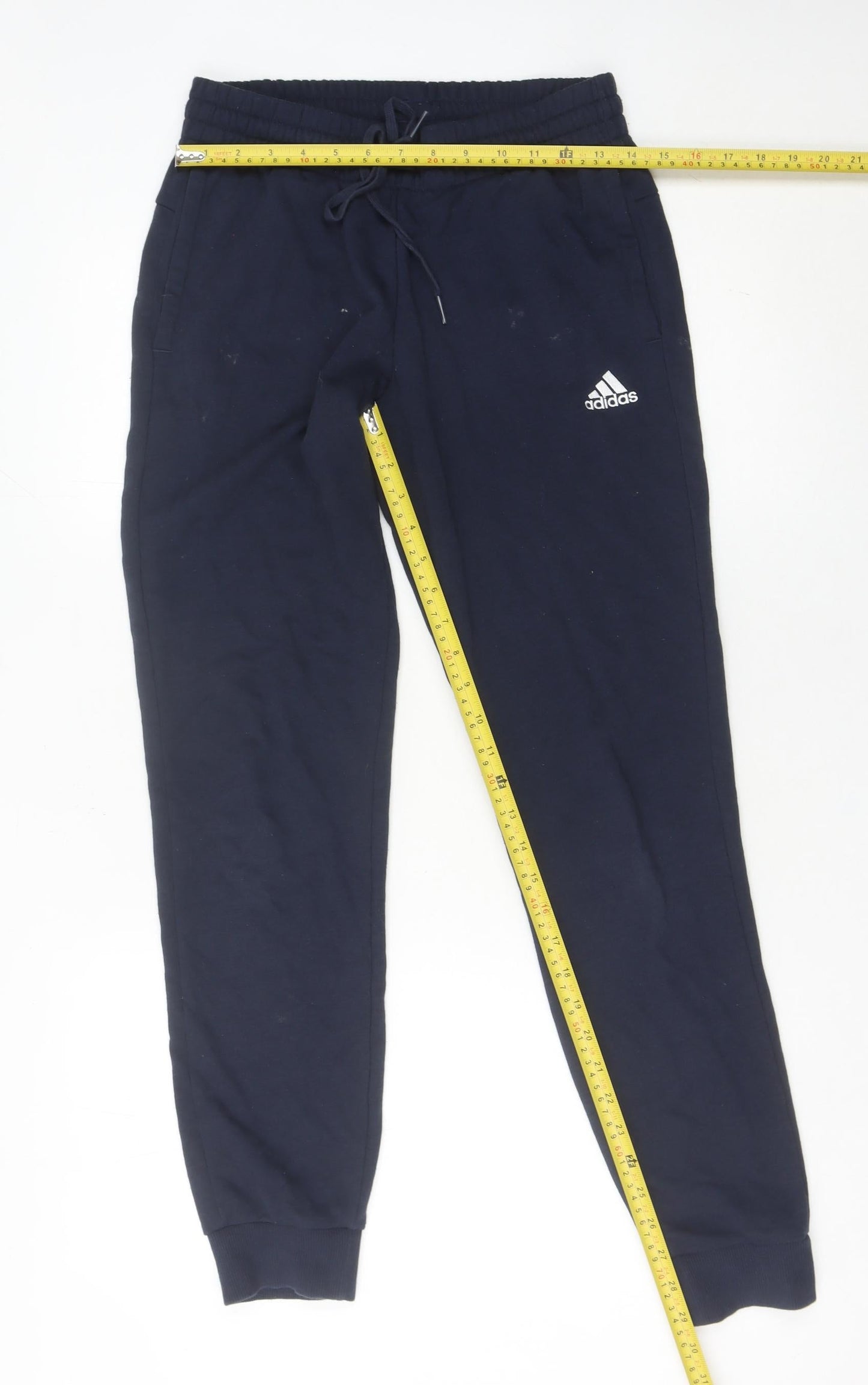 Womens UK Size 8-10 adidas Regular Fit Jogger Blue Trousers