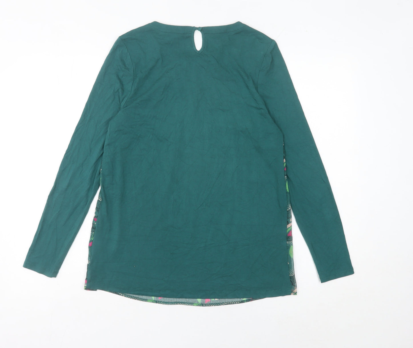 Boden Women’s Green Floral Long Sleeve Blouse UK 10