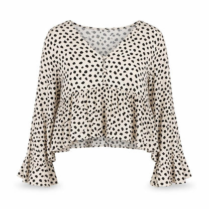 Womens UK Size 16 ASOS DESIGN Beige Cropped Blouse