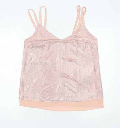 Womens UK Size 14 NEXT Pink Camisole Blouse