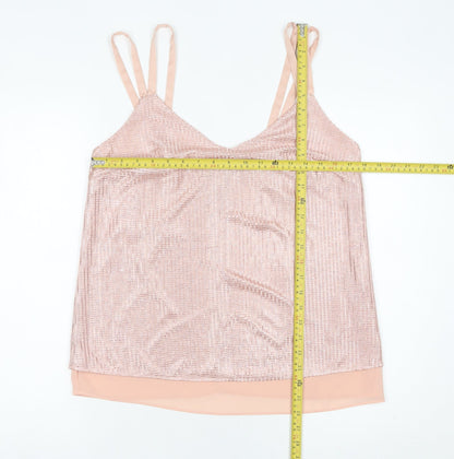 Womens UK Size 14 NEXT Pink Camisole Blouse