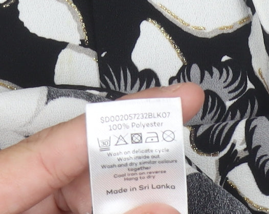 Bonmarché Womens Plus Size 24 Floral Short Sleeve Blouse