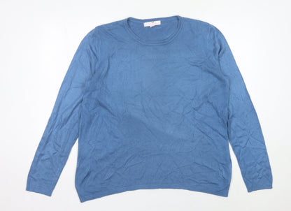 Womens UK Size 12 Julipa Blue Pullover Jumper