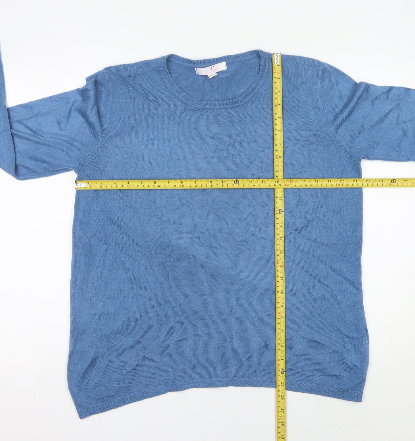 Womens UK Size 12 Julipa Blue Pullover Jumper