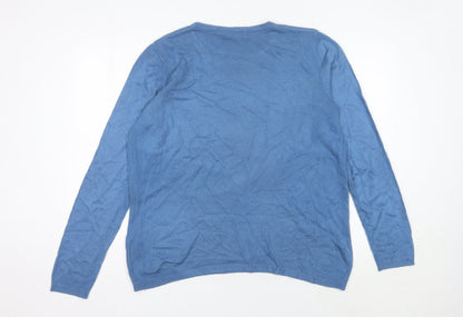 Womens UK Size 12 Julipa Blue Pullover Jumper