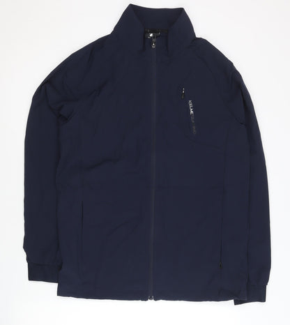 Kelme Men's Blue S Track Jacket Full Zip Stand-Up Collar 95cm Chest