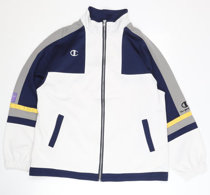 Champion Men's Multicoloured M Track Jacket Full Zip Polyester