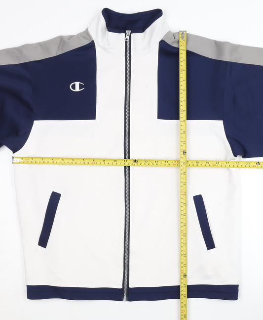 Champion Men's Multicoloured M Track Jacket Full Zip Polyester