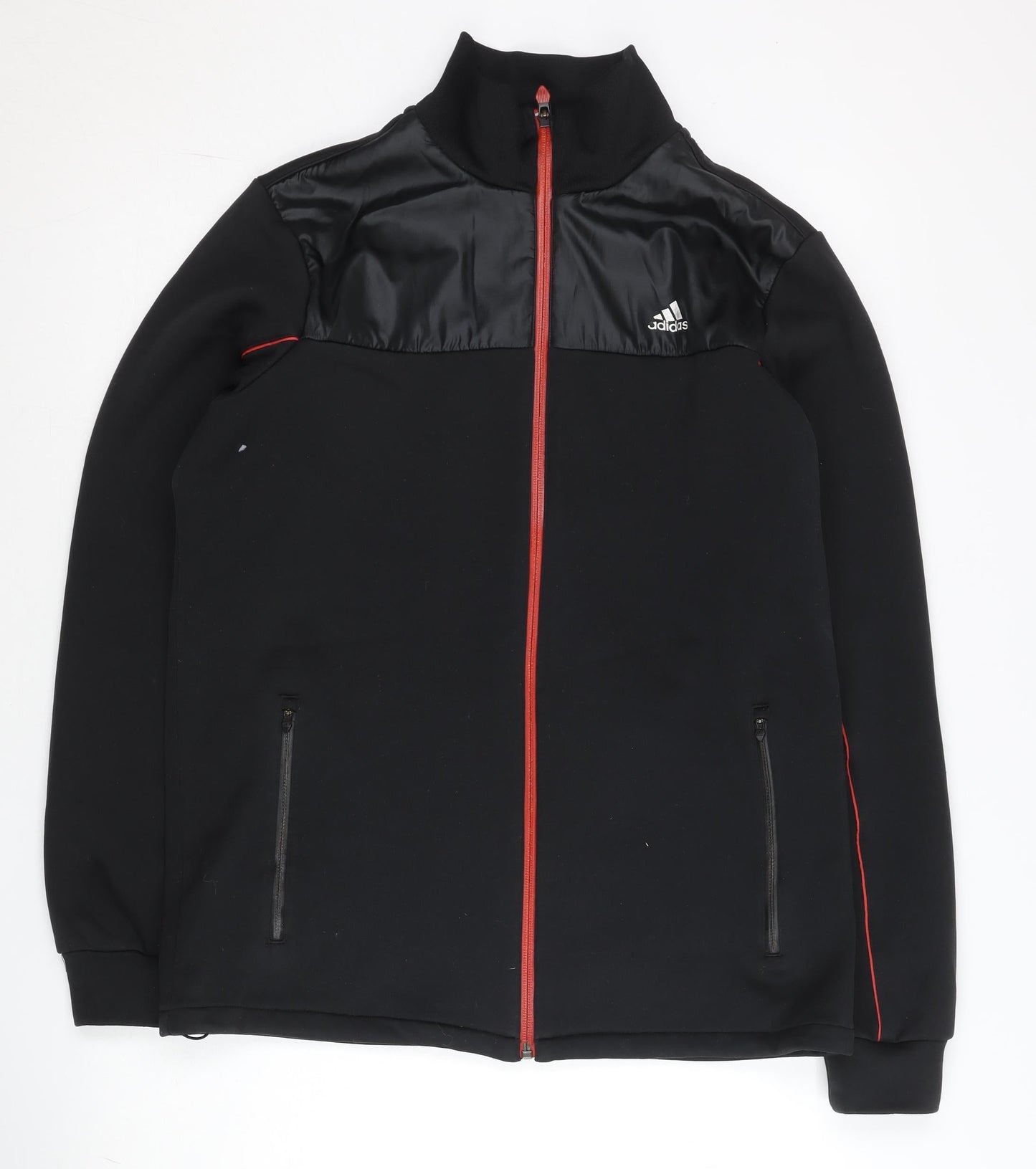 adidas Men's Black M ClimaWarm Full Zip Track Jacket Sportswear