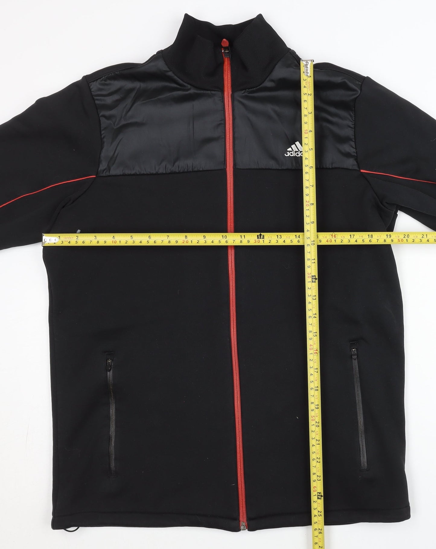 adidas Men's Black M ClimaWarm Full Zip Track Jacket Sportswear