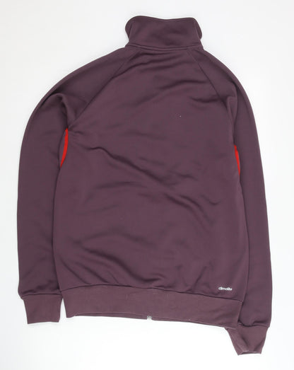 Adidas Men’s Purple Track Jacket M Full Zip Sports Activewear