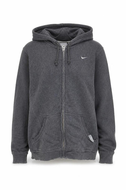 Womens UK Size L Nike Grey Full Zip Hoodie
