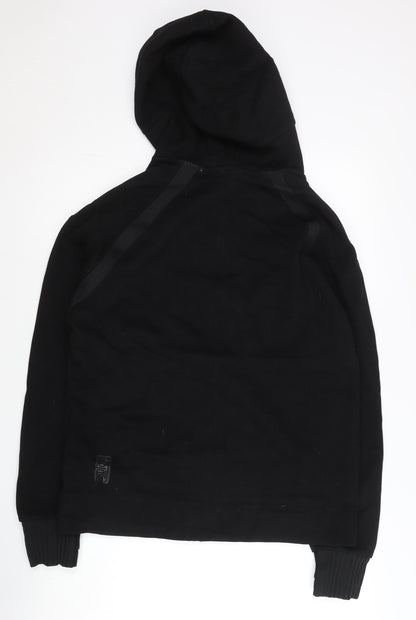 Adidas Men's Black Full Zip Hoodie L Regular Fit Knit Sportswear