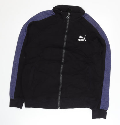 Puma Men's Black XS Track Jacket Full Zip Sports Activewear
