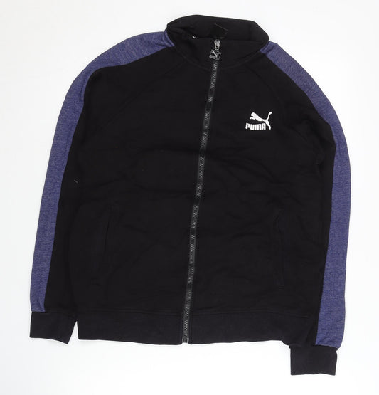 Puma Men's Black XS Track Jacket Full Zip Sports Activewear