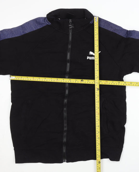 Puma Men's Black XS Track Jacket Full Zip Sports Activewear