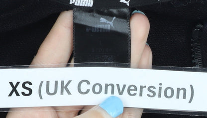 Puma Men's Black XS Track Jacket Full Zip Sports Activewear