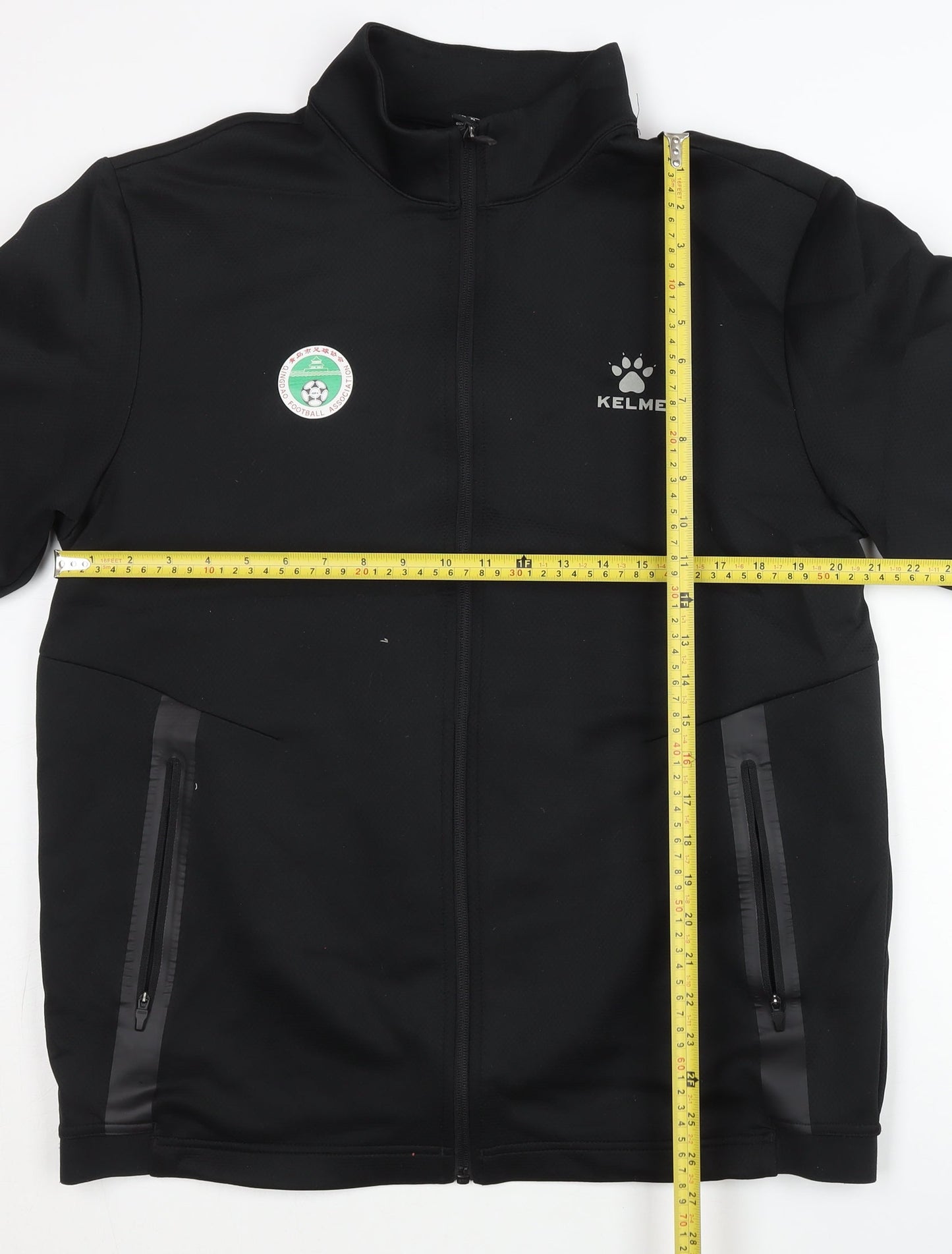 Kelme Men's Black 3XL Track Jacket Football Training Softshell