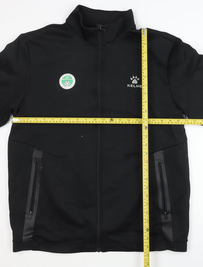 Kelme Men's Black 3XL Track Jacket Football Training Softshell